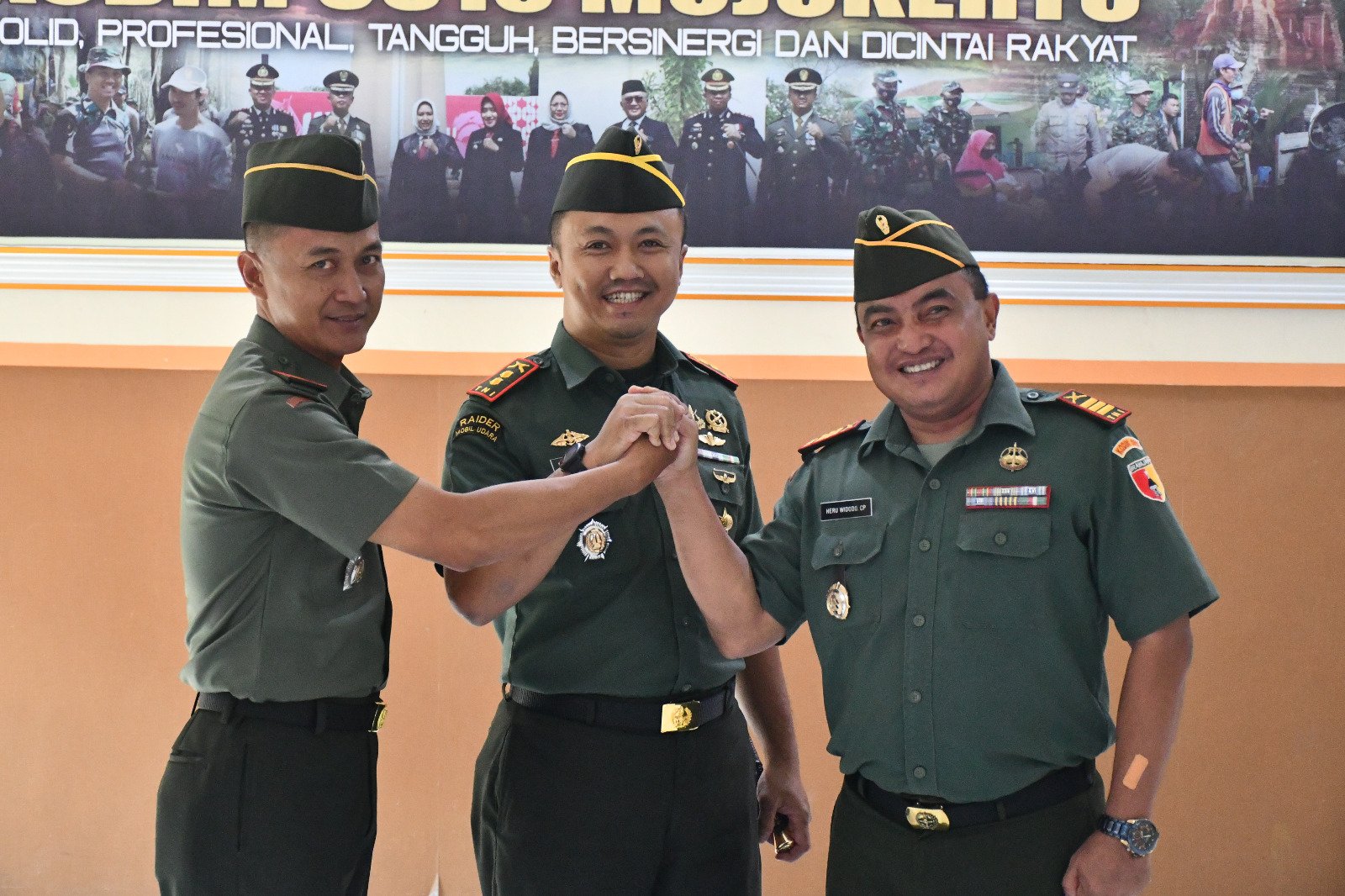 Wujudkan Dinamika Organisasi, Dandim 0815/Mojokerto Rotasi Jabatan Danramil