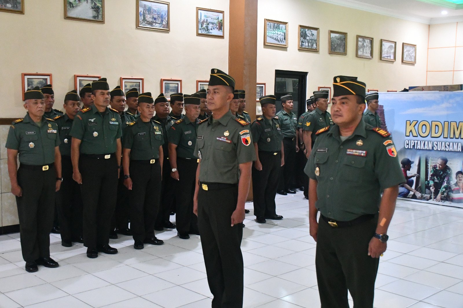 Wujudkan Dinamika Organisasi, Dandim 0815/Mojokerto Rotasi Jabatan Danramil