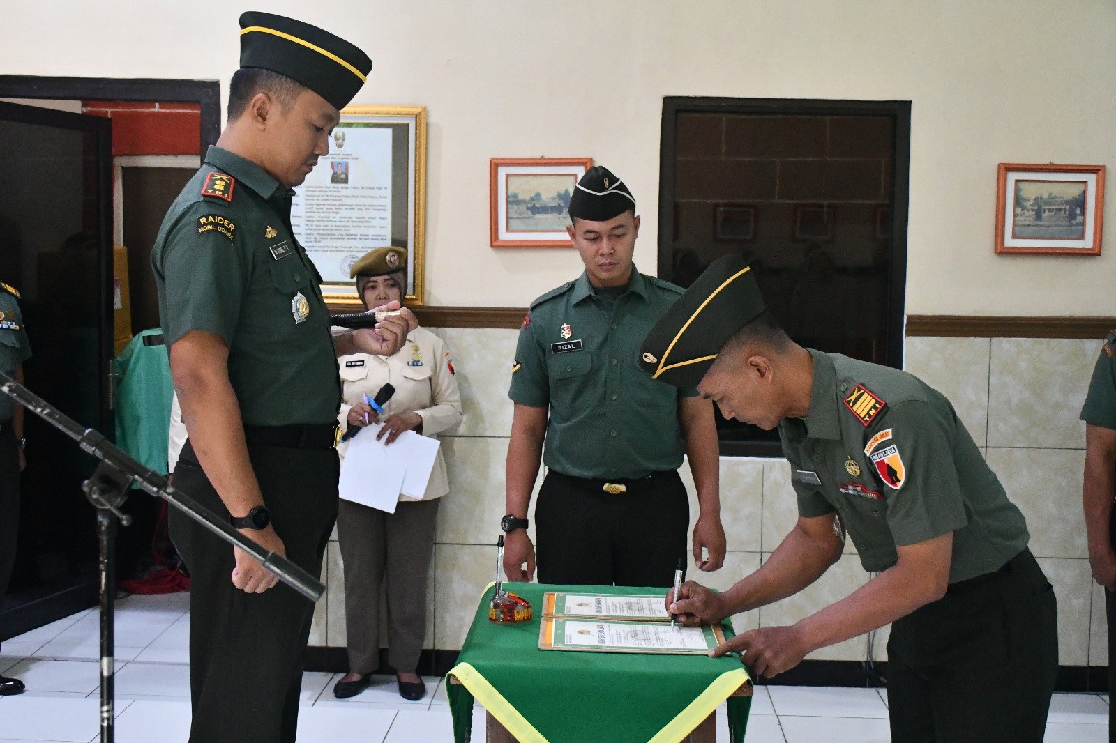 Wujudkan Dinamika Organisasi, Dandim 0815/Mojokerto Rotasi Jabatan Danramil