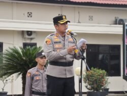 Kapolres Tebo Sampaikan Arahannya Dalam Pelaksanaan Apel Gelar Pasukan, Operasi Zebra 2023 Dimulai