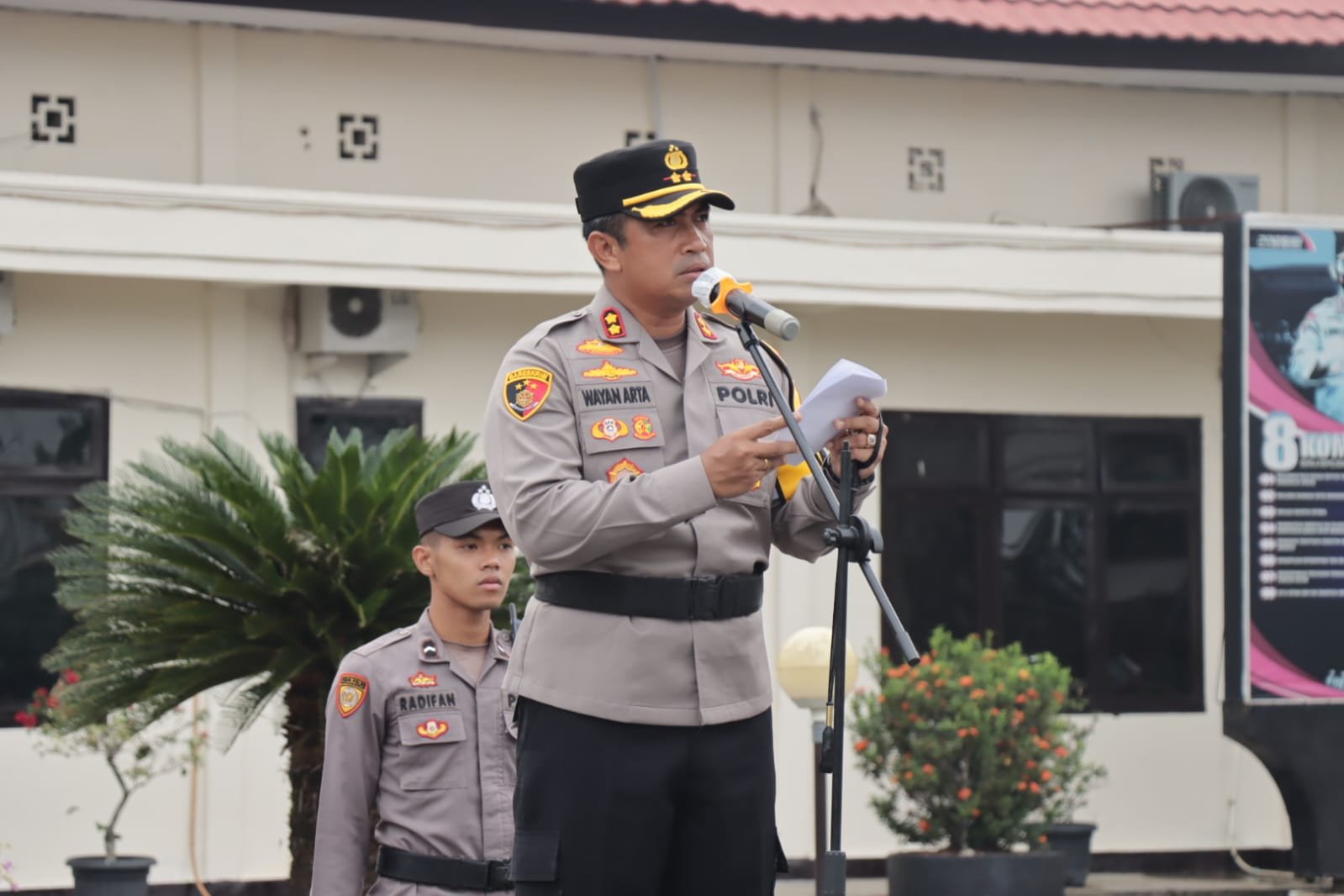 Kapolres Tebo Sampaikan Arahannya Dalam Pelaksanaan Apel Gelar Pasukan, Operasi Zebra 2023 Dimulai