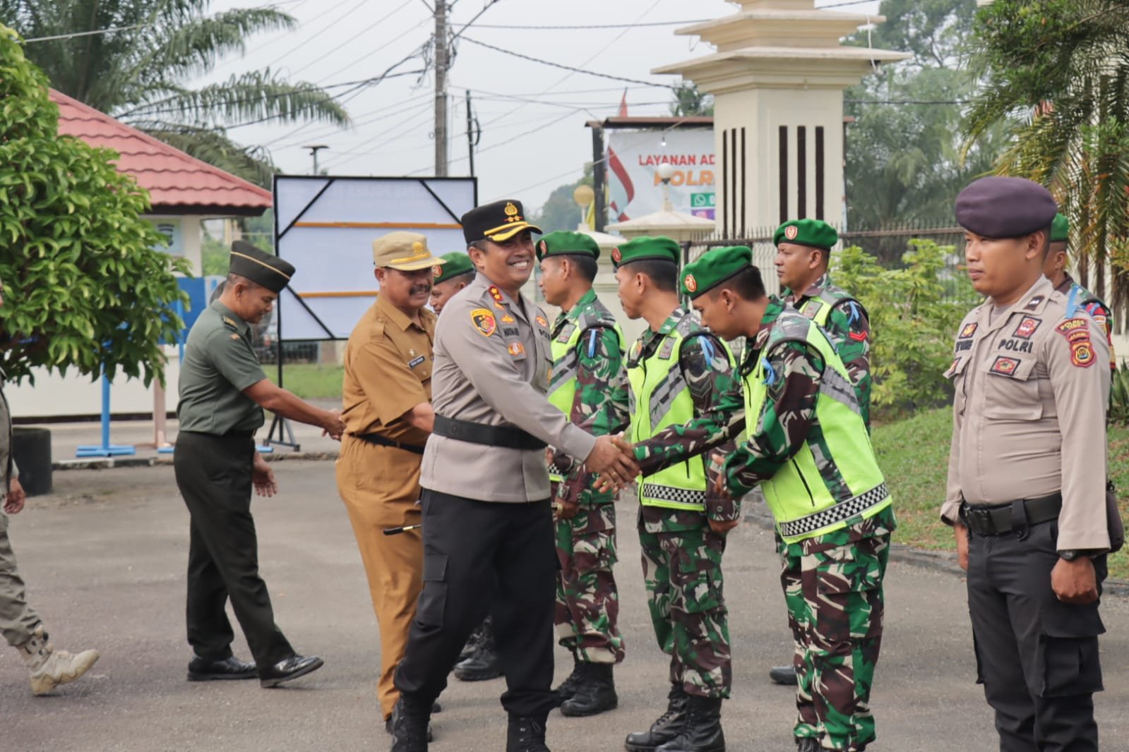 Kapolres Tebo Sampaikan Arahannya Dalam Pelaksanaan Apel Gelar Pasukan, Operasi Zebra 2023 Dimulai