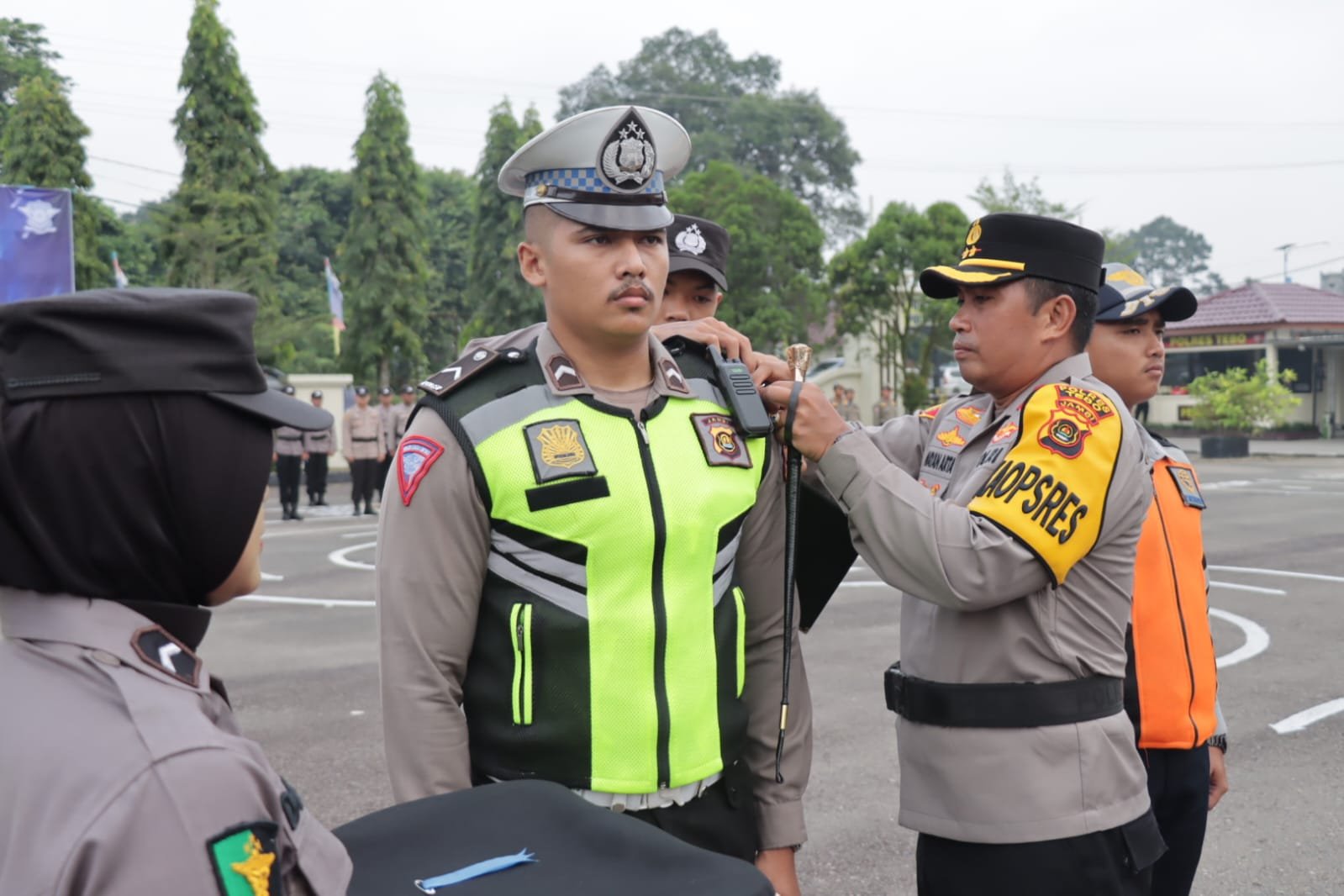 Kapolres Tebo Sampaikan Arahannya Dalam Pelaksanaan Apel Gelar Pasukan, Operasi Zebra 2023 Dimulai