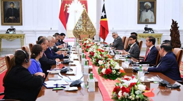 Presiden Jokowi dan PM Timor-Leste Bahas Pembentukan Kawasan Ekonomi Kedua Negara