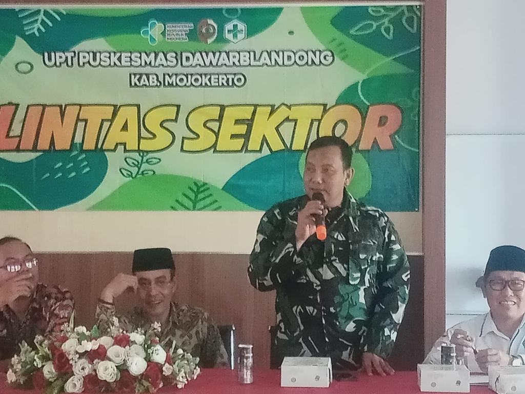 Danramil 0815/08 Dawarblandong Bareng Forkopimcam Gelar Mini Loka Karya Lintas Sektor UPT PKM