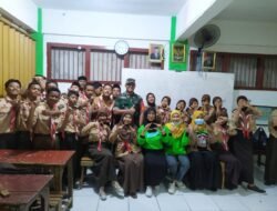 Babinsa Beratkulon Dampingi Nakes Gelar Layanan Kesehatan Bagi Siswa SMP Islam Ronas