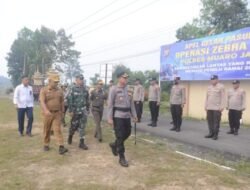 Sekda muaro jambi menghadiri apel gelar pasukan operasi zebra tahun 2023