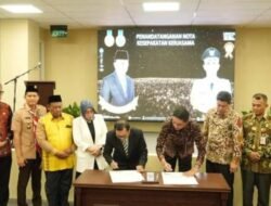 Pemerintah Kabupaten Muaro Jambi  Menandatangani Nota Kesepahaman Bersama MOU Dengan UIN Jambi