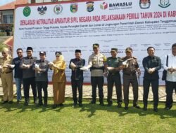 FORKOPIMDA Tanggamus Tanda Tanganni  Deklarasi Netralitas ASN Pemilu Tahun 2024