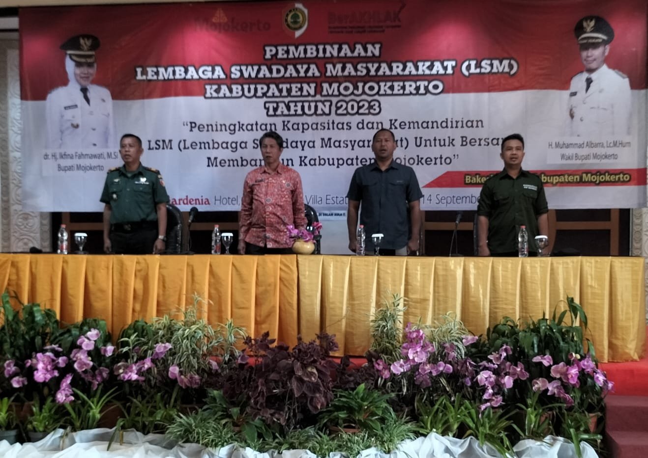 Danramil Trawas Ajak LSM Berkontribusi Positif Demi Kemajuan Bangsa