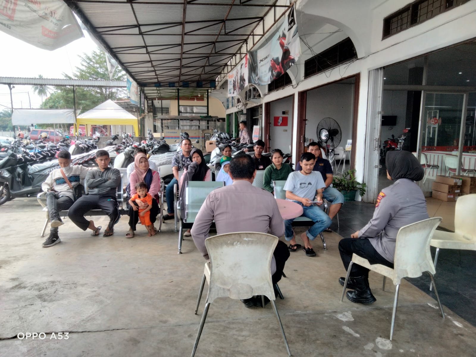 Kasat Binmas Polres Tebo Kembali Jalani Rutinitas Jum'at Curhat