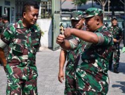 100 Unit Kendaraan Dinas Kodim 0815/Mojokerto Diperiksa Tim Kodam V/Brawijaya