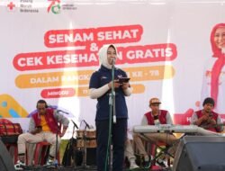 Semarak HUT KE-78 PMI Di Kota Mojokerto, Senam Sehat Hingga Periksa Kesehatan Gratis