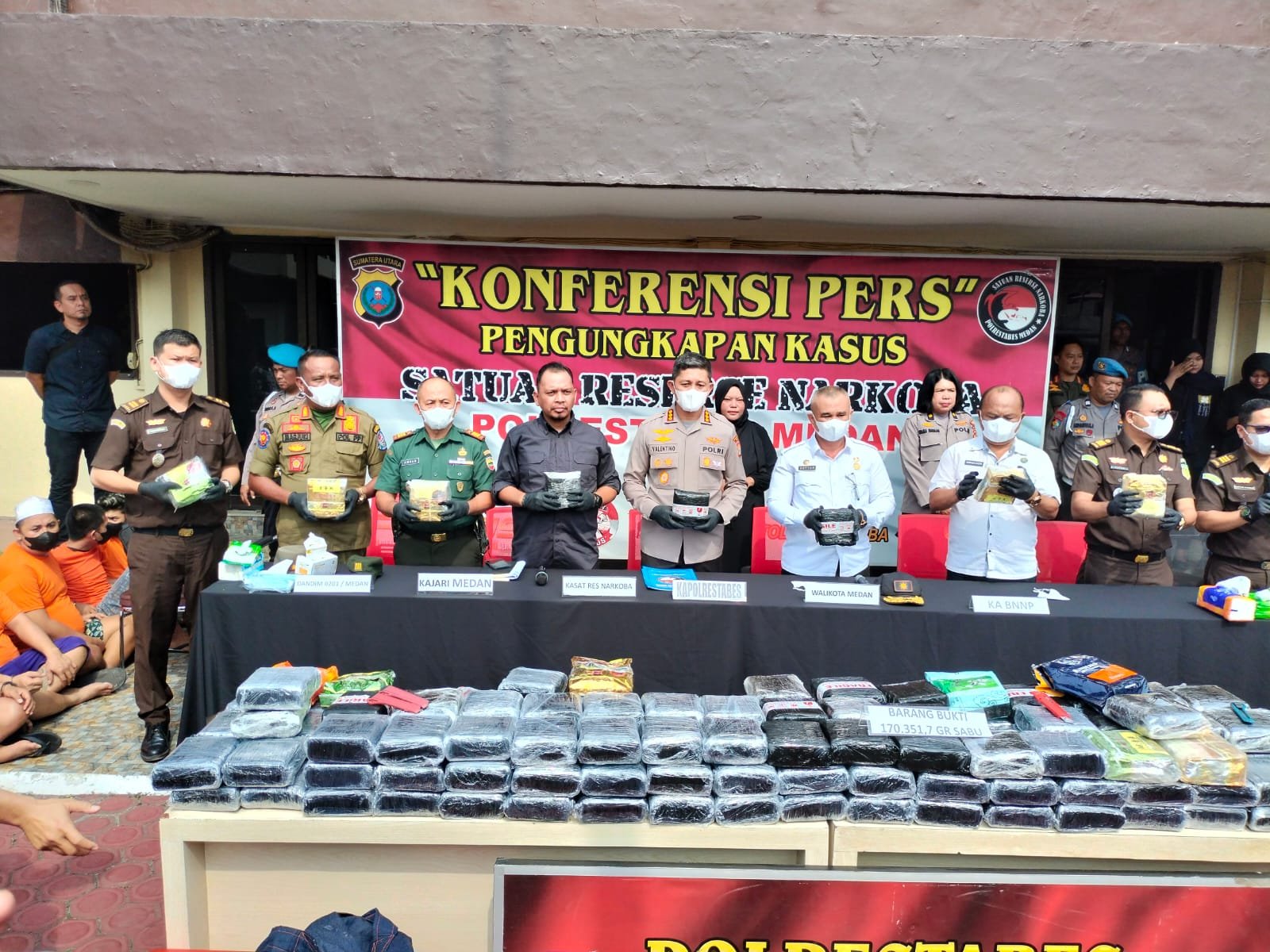 Hanya Hitungan Hari, Polrestabes Medan Berhasil Ungkap 56 Kasus Narkoba