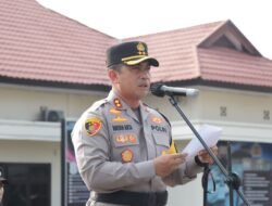 Polres Tebo Pimpim Upacara PTDH Anggota Yang Terbukti Melakukan Disersi