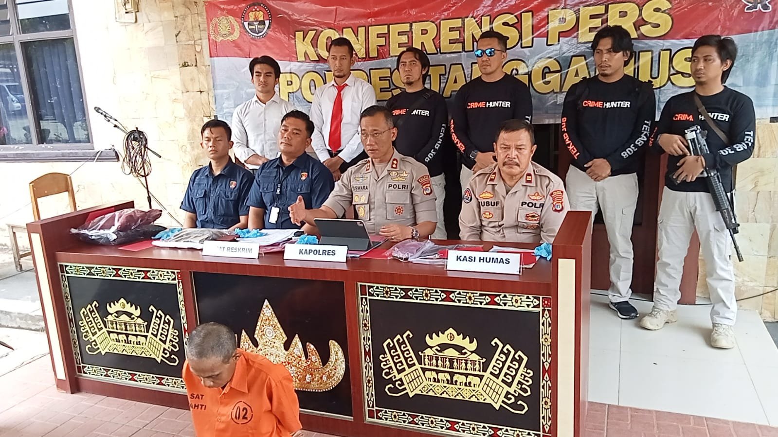 Luar Biasa Dalam Tempo 45 Jam ,Kasat Reskrim Tanggamus Dan Tim Gabungan Ringkus Pelaku Pembunuhan