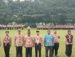 Dalam Rangka Silaturahmi, Pendiri Gerakan Pramuka Santri Kyai Amar Tarmizi, M.Pd., Adakan Kompetisi Dalam Kegiatan Pramuka