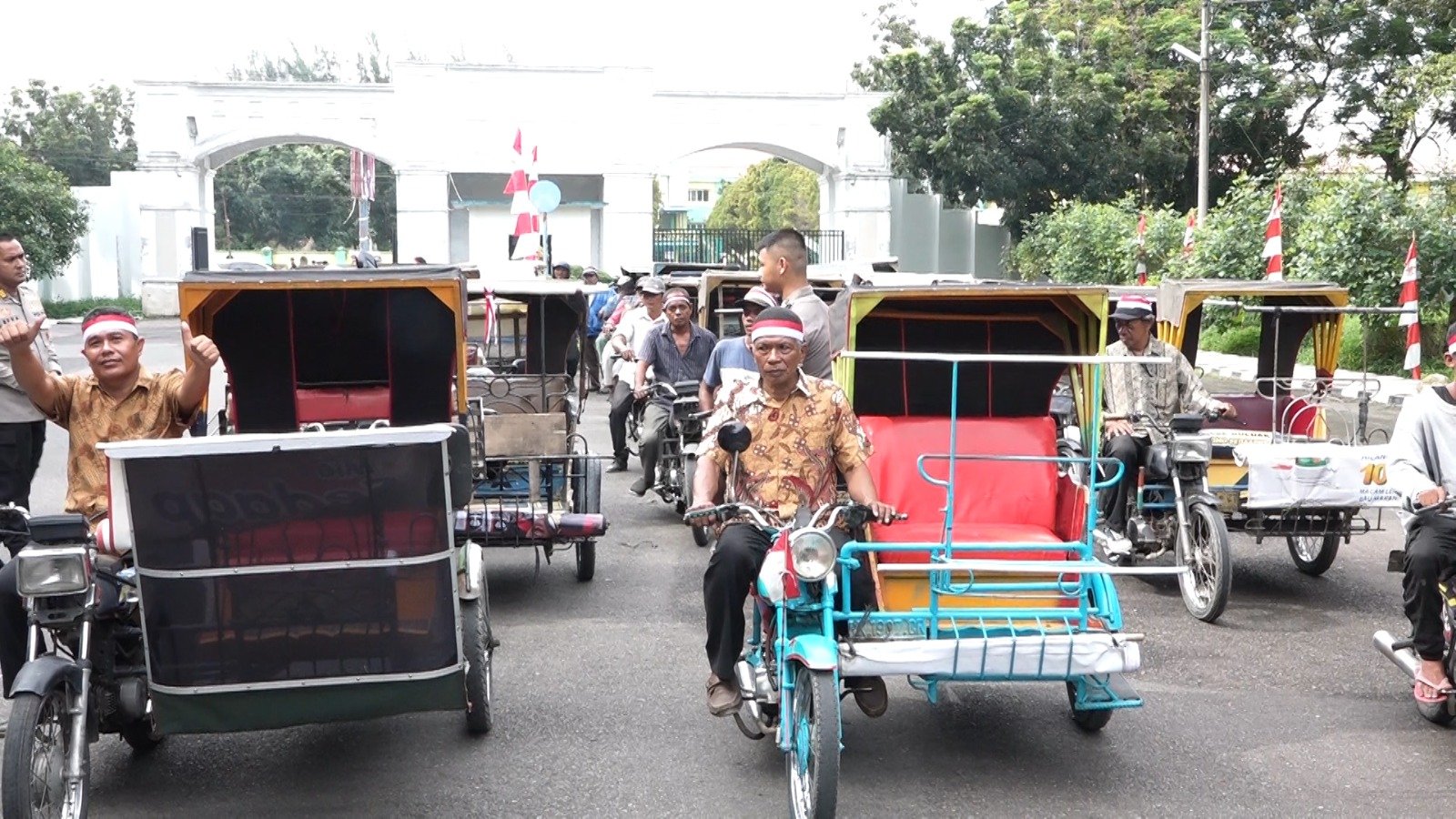 Deklarasi dan Parade Betor Sumatera Utara DPP Betor Sumut Sejahtera memberikan dukungan terciptanya area publik yang aman dan nyaman jelang Tahapan Pemilu 2024
