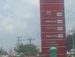 SPBU 24331131 Nibung Kecamatan Koba Membiarkan Pengerit Minyak Menggunakan Puluhan Jerigen