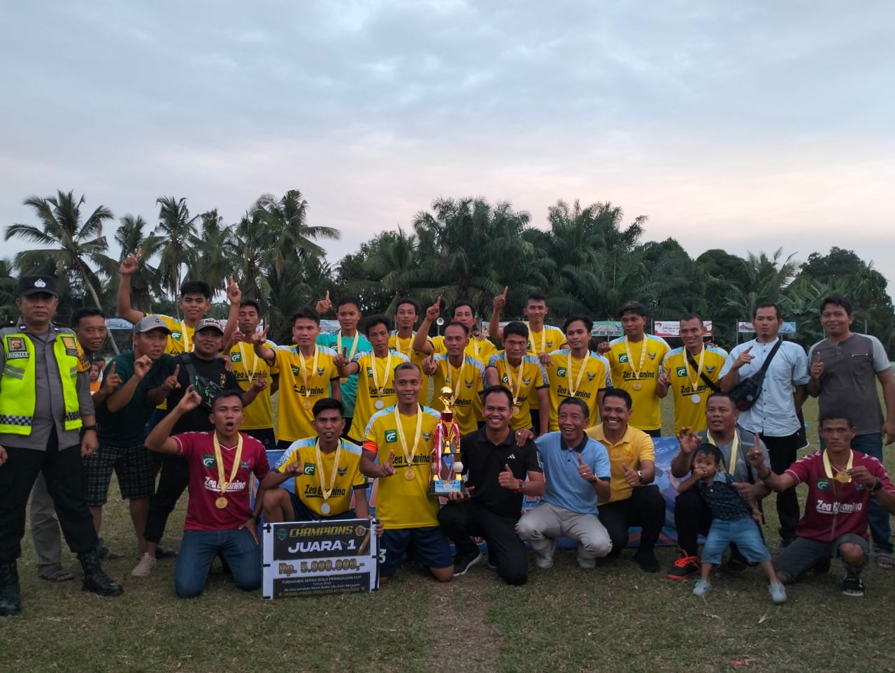 Sukses Digelar Open Turnamen Sepak Bola Peninjauan Cup 2023 Resmi Ditutup