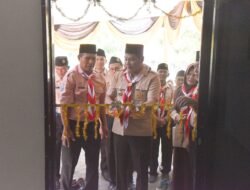 Wabup Sidoarjo H.Subandi Resmikan Gedung Kwartir Ranting Pramuka Candi