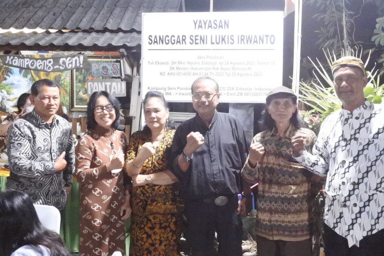 Pengurus YSSLI Didampingi oleh Notaris Yuli Emawati, SH. Mkn