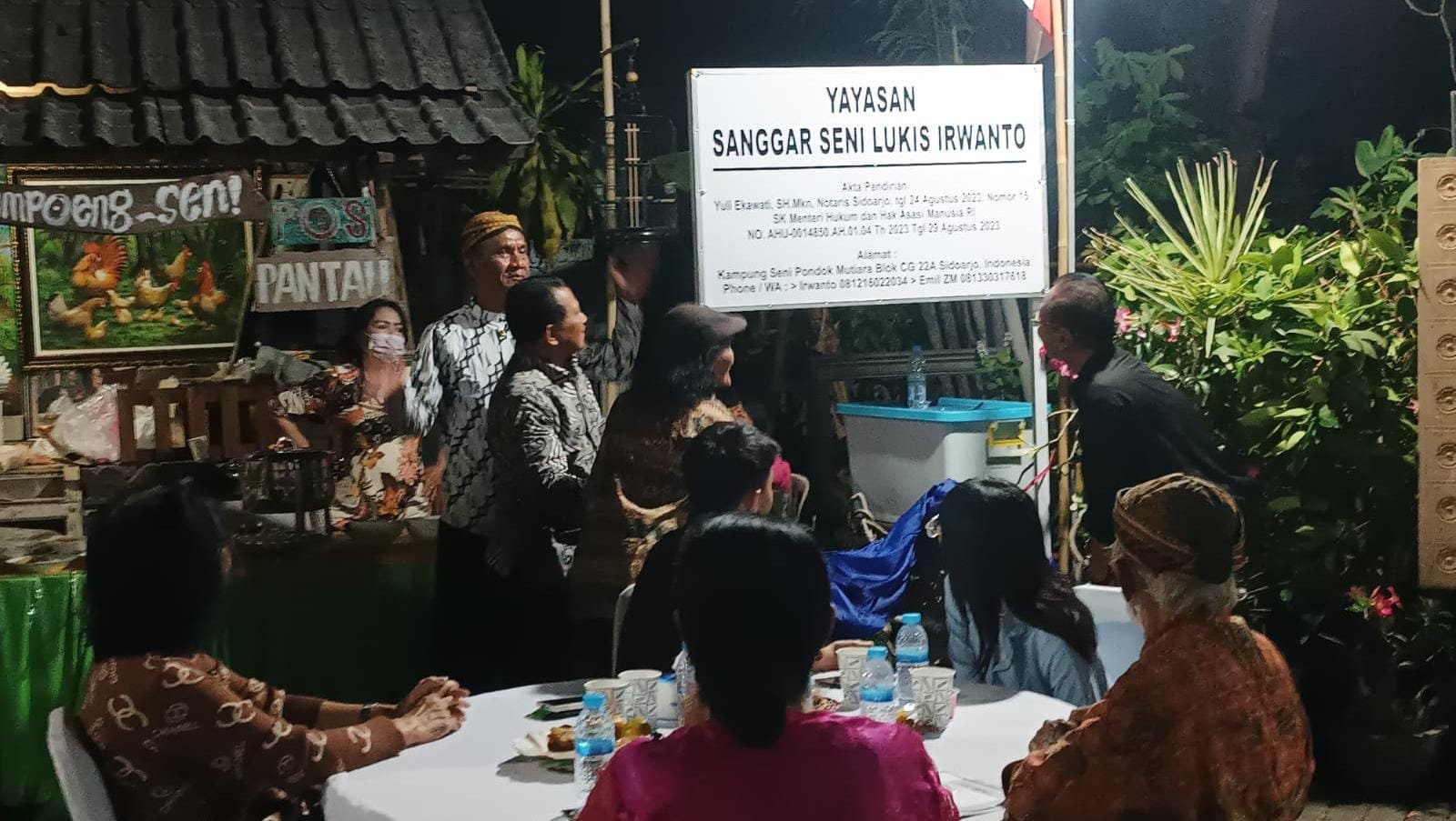 Gebrakan!!! Deklarasi Yayasan Sanggar Seni Lukis Irwanto Resmi Dibuka