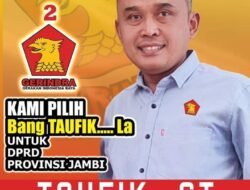 Gesiit..!! Calon DPRD Provinsi Jambi Partai Gerindra “Taufik, ST” Melakukan Bajajo Politik Menemui Masyarakat