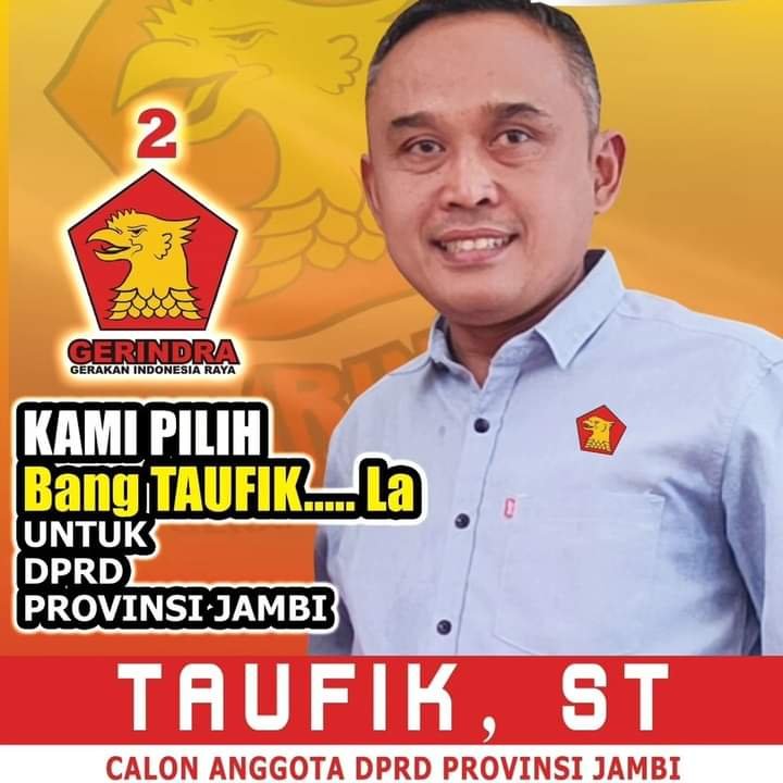 Gesiit..!! Calon DPRD Provinsi Jambi Partai Gerindra "Taufik, ST" Melakukan Bajajo Politik Menemui Masyarakat