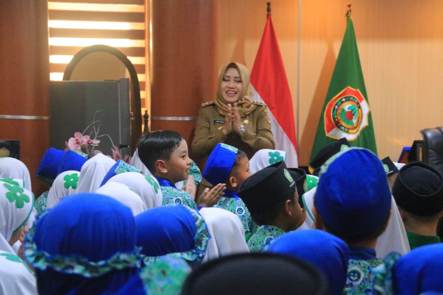 Pengenalan Leadership, RA Asy Syafiiyah Ketapanrame Berkunjung Ke Kantor Bupati Mojokerto
