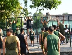 Ukur Kemampuan Fisik Prajurit, Kodim 0815/Mojokerto Gelar Garjas Periodik