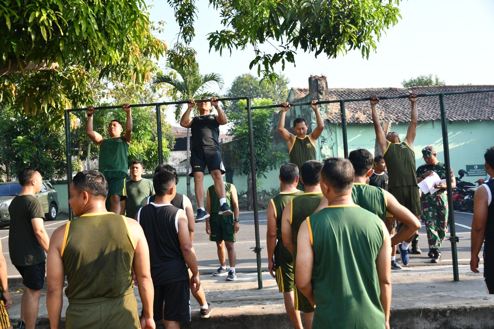 Ukur Kemampuan Fisik Prajurit, Kodim 0815/Mojokerto Gelar Garjas Periodik