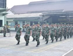Semangat Personel Kodim 0815/Mojokerto Laksanakan Minggu Militer