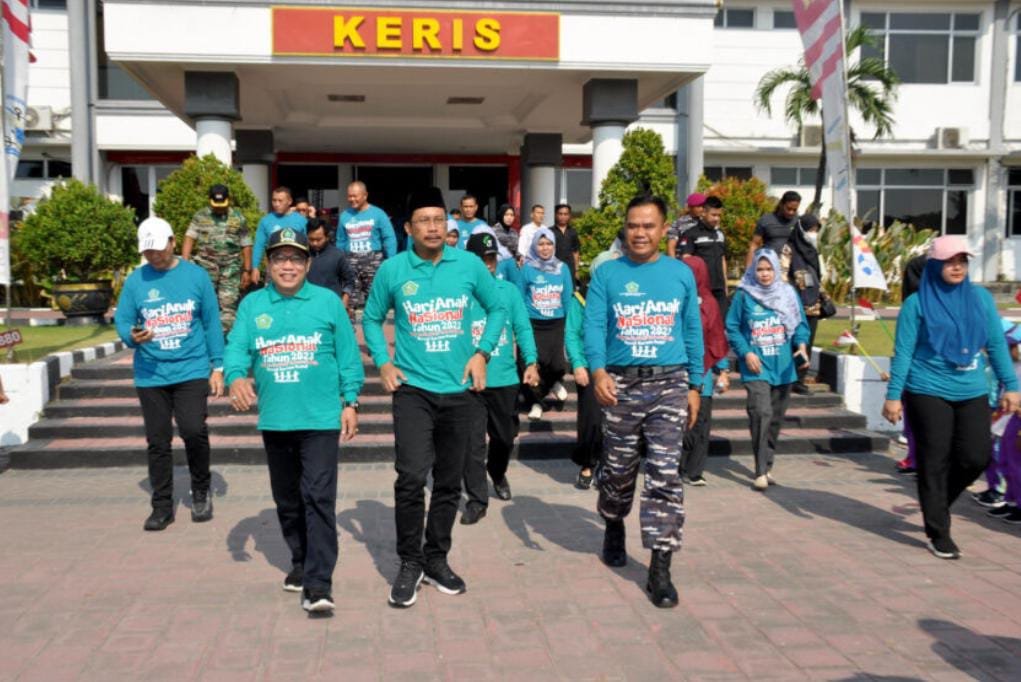 Komandan Pasmar 2 Hadiri Peringatan Hari Anak Nasional Kabupaten Sidoarjo