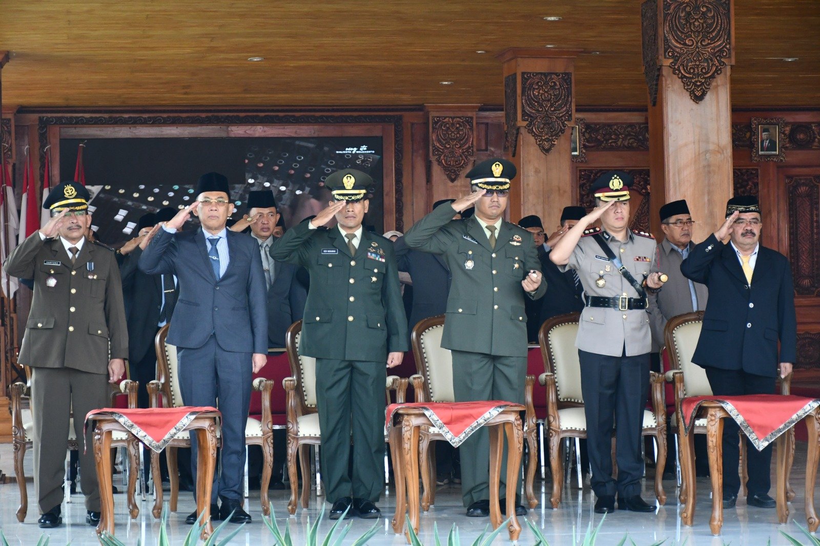 Forkopimda Kota Mojokerto Upacara Hari Kesaktian Pancasila Tahun 2023