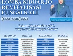 Ning Sasha Umumkan 20 Besar Desa/Kelurahan Lolos Lomba Sidoresik