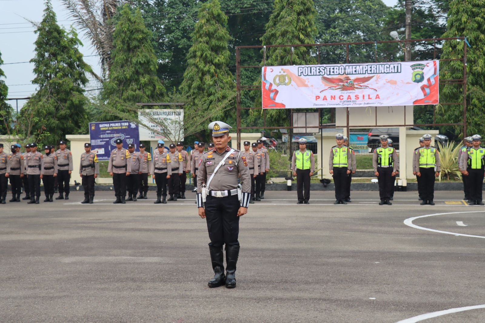 Peringatan Hari Kesaktian Pancasila Jajaran Polres Tebo, Laksanakan Upacara Serentak Seluruh Indonesia