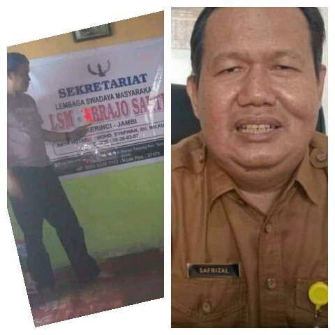Lempar Batu Sembunyi Tangan, Kadis Disperindag Safrizal Bagaikan Penyair Perwako