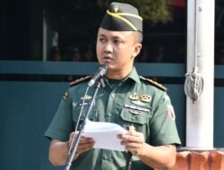 Acara Pelantikan Kenaikan Pangkat, Dandim 0815/Mojokerto : Teliti Dan Waspada