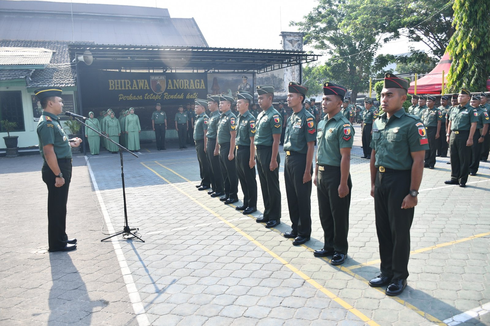 Acara Pelantikan Kenaikan Pangkat, Dandim 0815/Mojokerto : Teliti Dan Waspada