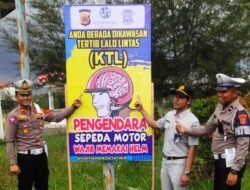 Satlantas Polres Aceh Timur Maksimalkan Imbauan, Tingkatkan Kesadaran Masyarakat Agar Tertib  Berlalulintas