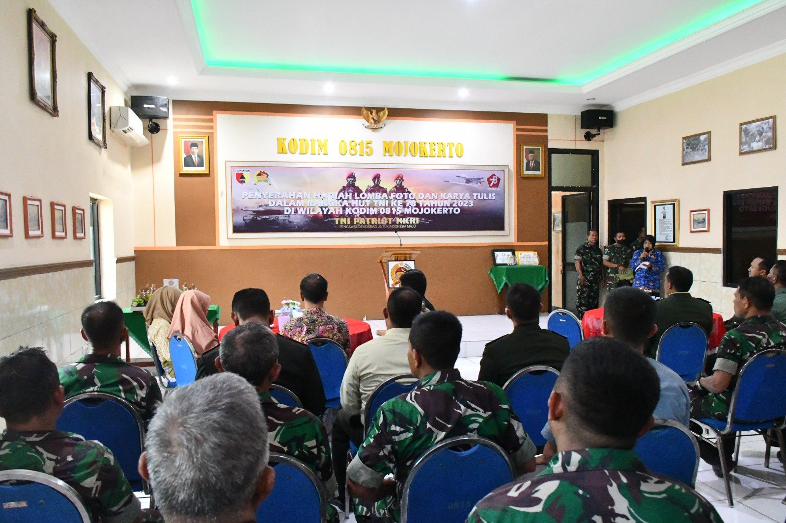 Kodim 0815/Mojokerto Gelar Puncak Acara Penganugerahan Lomba Karlis & Fotografi Kesenian Daerah