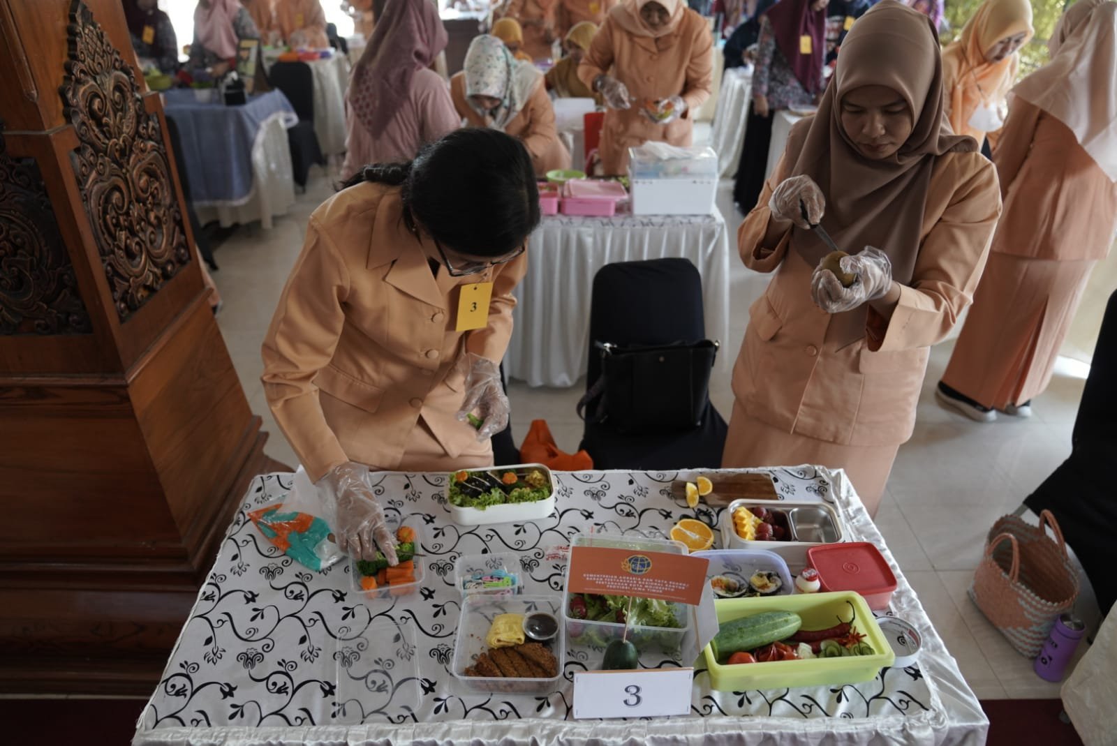 Terapkan Makanan Seimbang, DWP Kota Mojokerto Gelar Lomba Bekal Sehat Bergizi