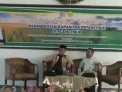 Anggota DPR RI T Kalid Dari partai Gerindra Membuka Kegiatan Bimbingan Teknis Di pendopo kabupaten Aceh timur