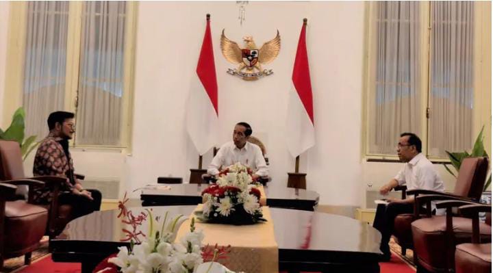 Pertemuan Malam- Malam Jokowi dan Syahrul Yasin Limpo di Istana Merdeka, Bahas Apa ?