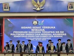 Bupati Anwar Sadat Hadiri Prosesi Wisuda Sarjana Terapan ke-52 PEM Akamigas TA 2022/2023