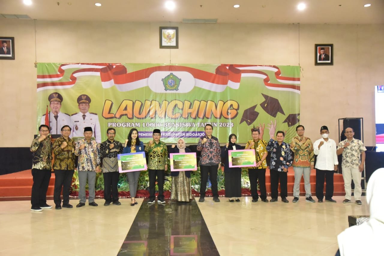 Pemkab Sidoarjo Launching 10 Ribu Beasiswa Pendidikan Tinggi