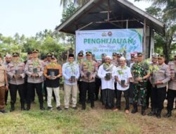 HUT ke-72 Humas Polri, Polres Aceh Timur Gelar Penanaman Pohon