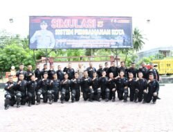 Persiapan Menghadapi Pemilu, Polres Aceh Timur Gelar Simulasi Sispamkota