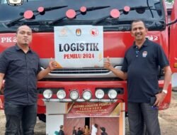 KIP Aceh Timur Menerima Logistik 5008 Bilik Suara Pemilu 2024